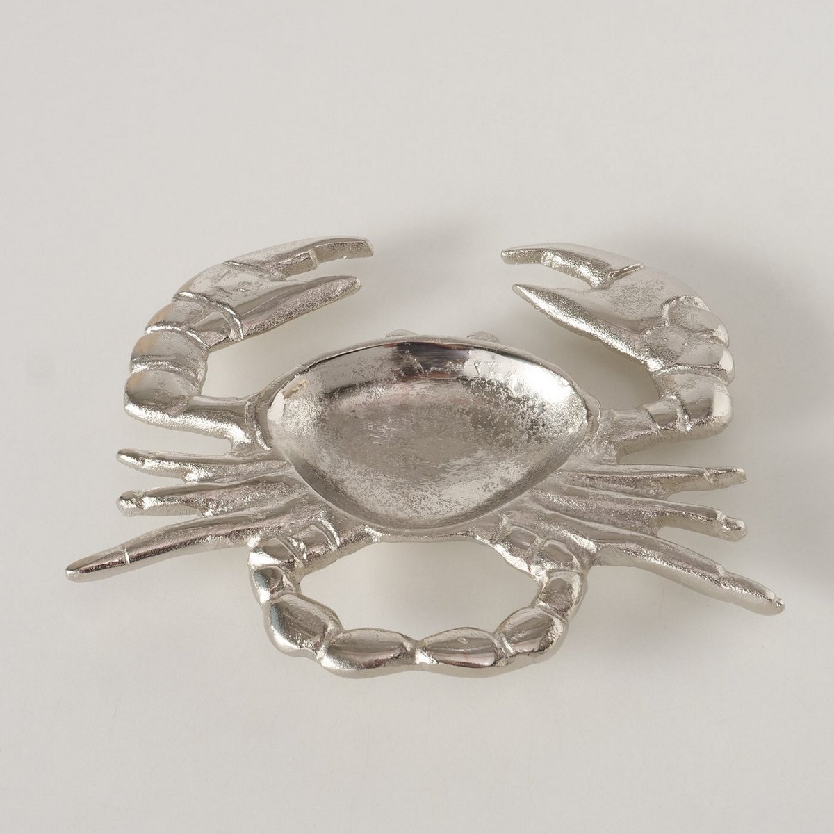 MSA DECORATION Διακοσμητικό Μπωλ Καβούρι Αλουμινίου Ασημί 20x17x30εκ. Krabi MSA 20-26-305 (Υλικό: Αλουμίνιο, Χρώμα: Ασημί ) - MSA DECORATION - 20-26-305