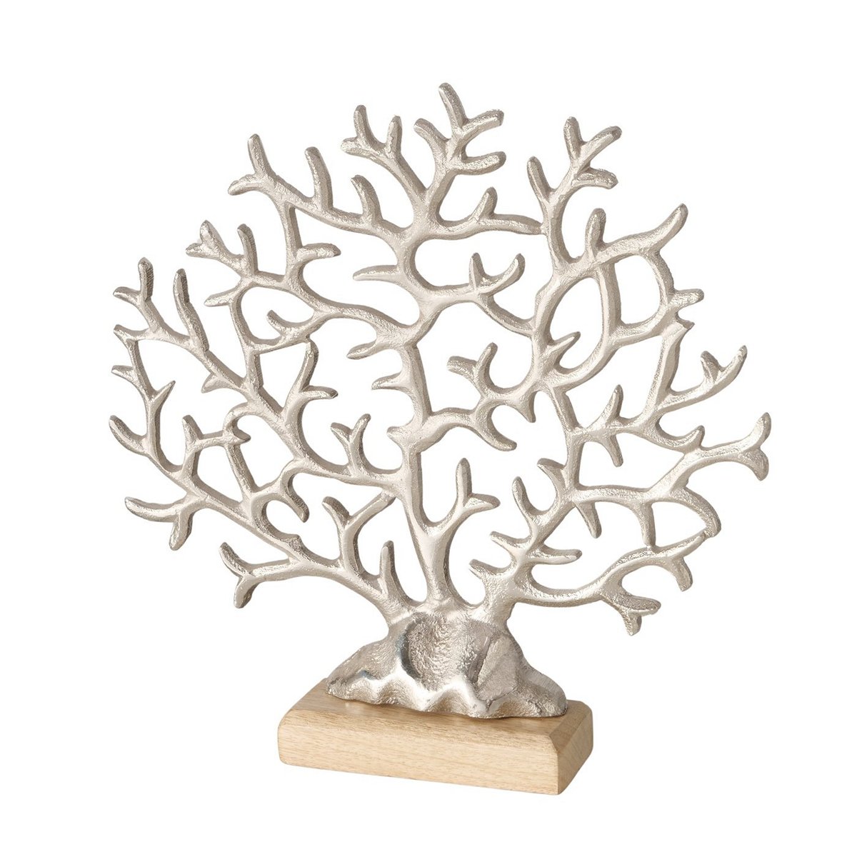 Διακοσμητικά Επιτραπέζια 24home - ΣΗΜΑΝΤΙΚΟ: Σε περίπτωση διαφοράς τιμής από το κατάστημα ισχύει παντα και μόνο η τιμή του καταστήματος Διακοσμητικό Επιτραπέζιο Κοράλι Αλουμινίου-Ξύλινο Mango