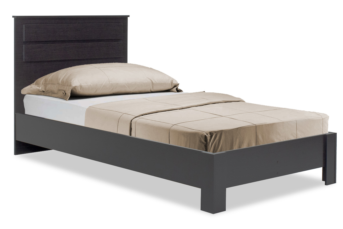 PAKO WORLD Κρεβάτι μονό OLYMPUS pakoworld σε χρώμα wenge 100x200εκ - PAKO WORLD - 123-000049