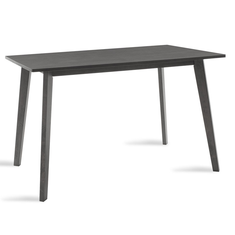 Τραπέζι Benson pakoworld MDF με καπλαμά χρώμα rustic grey 120x75x75εκ – PAKO WORLD – 097-000004
