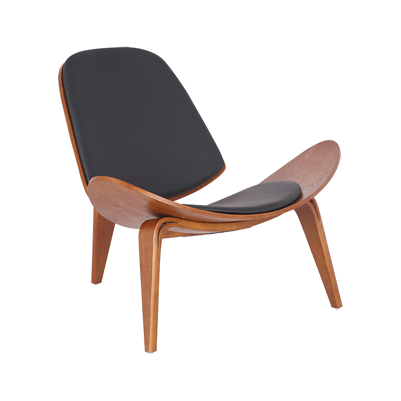 PAKO WORLD Πολυθρόνα Vilma pakoworld PU μαύρο-καρυδί 90x73x75εκ (Σετ 2 Τεμάχια) - PAKO WORLD - 106-000015