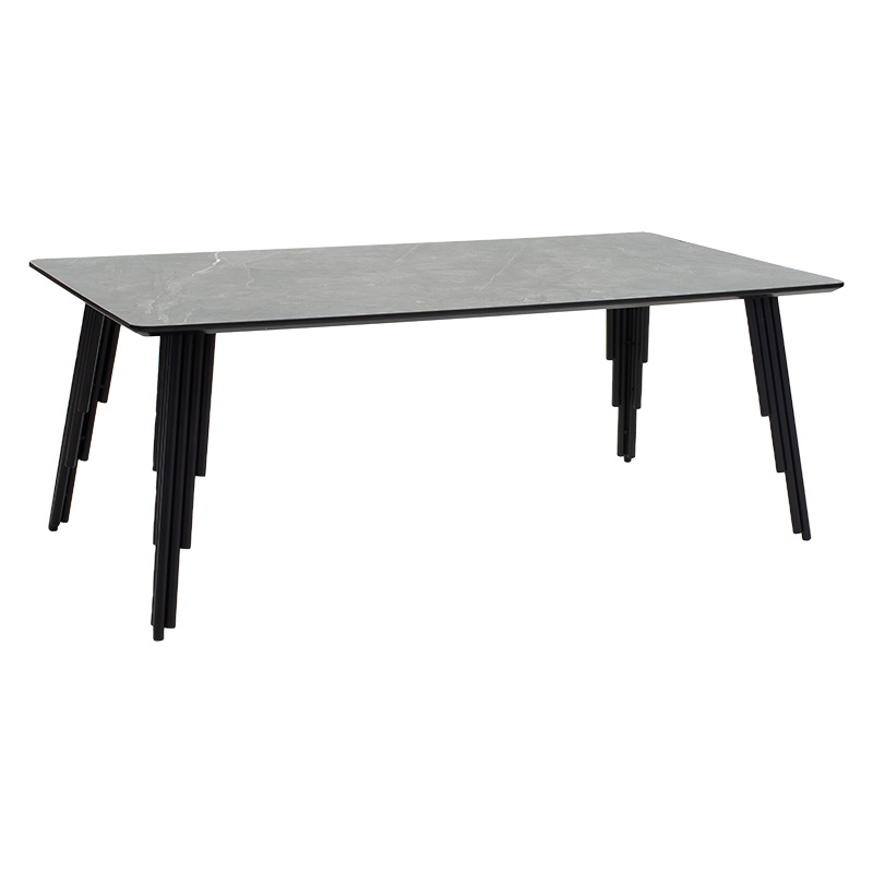 Τραπέζι σαλονιού Lifo pakoworld MDF ανθρακί cement-μαύρο 120x60x45εκ – PAKO WORLD – 096-000027