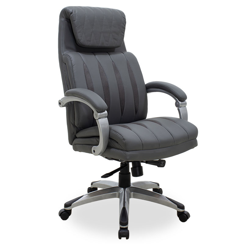 Καρέκλα γραφείου διευθυντή Imperial pakoworld με pu χρώμα γκρι – PAKO WORLD – 076-000003