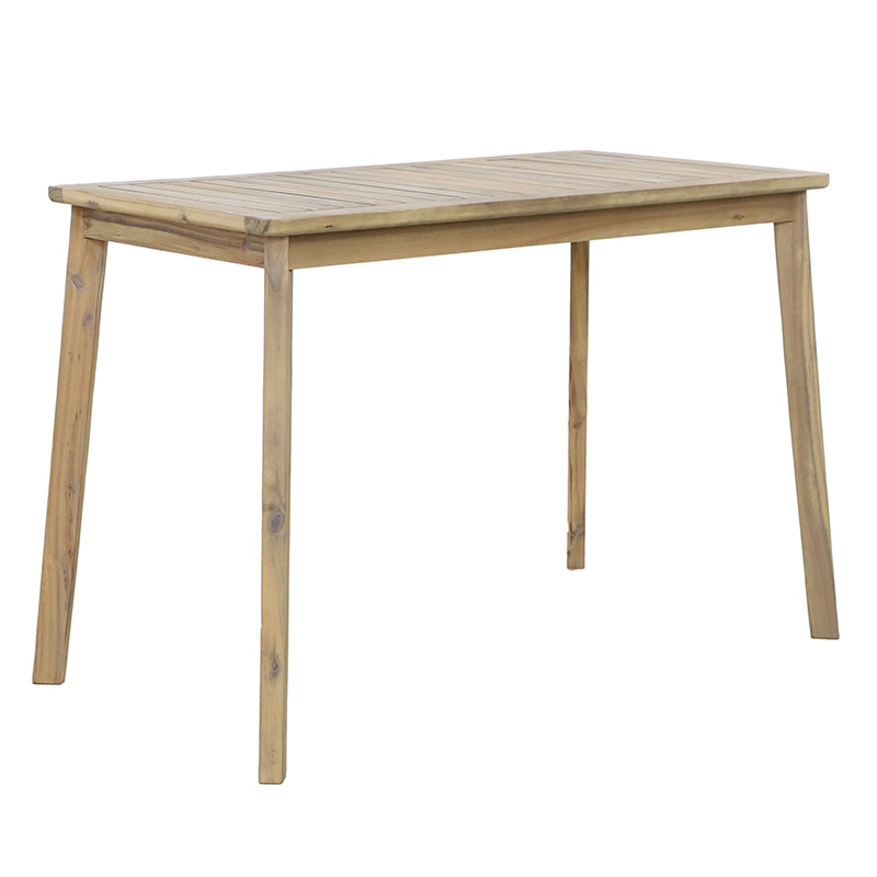 Τραπέζι μπαρ Bravo pakoworld φυσικό ξύλο ακακία 130x70x90εκ – PAKO WORLD – 228-000011
