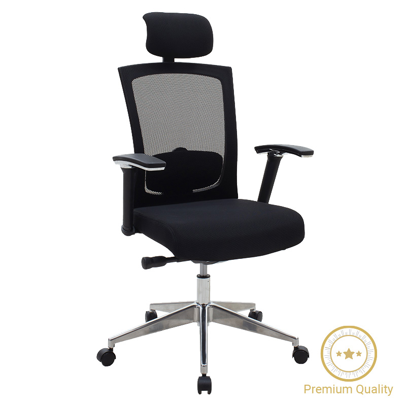 PAKO WORLD Καρέκλα γραφείου διευθυντή Nairn Premium pakoworld mesh μαύρο - PAKO WORLD - 076-000015