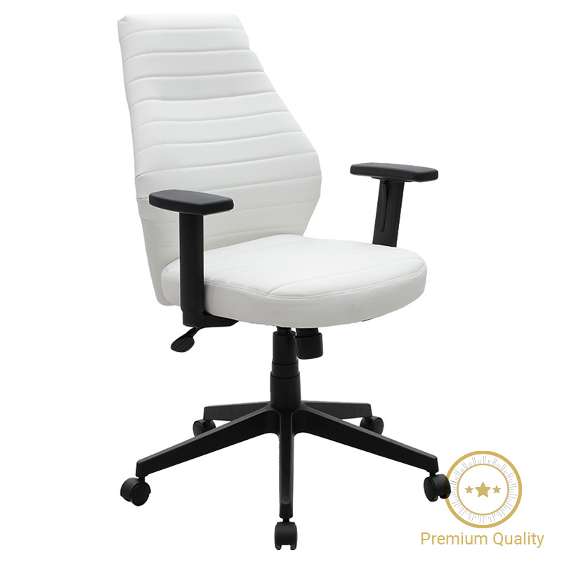 Καρέκλα γραφείου διευθυντή Benno pakoworld με pu χρώμα λευκό - PAKO WORLD - 076-000012 192062