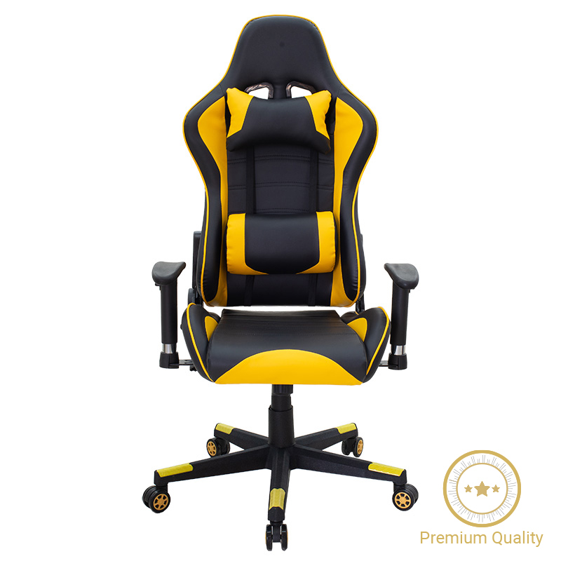 Καρέκλα γραφείου gaming Miel pakoworld PU μαύρο-κίτρινο – PAKO WORLD – 232-000001