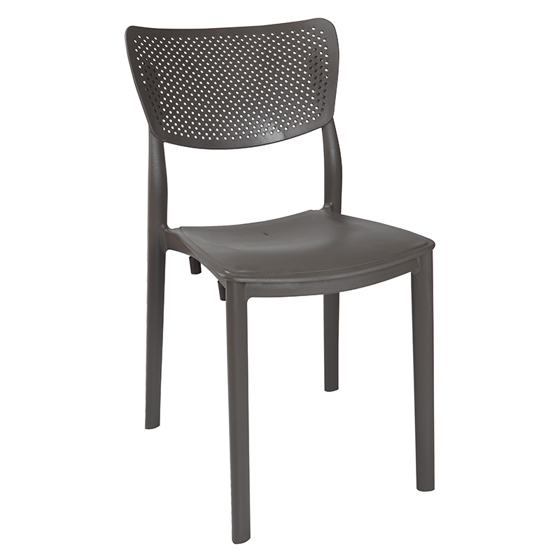 Καρέκλα Ignite pakoworld PP ανθρακί (Σετ 4 Τεμάχια) - PAKO WORLD - 253-000014