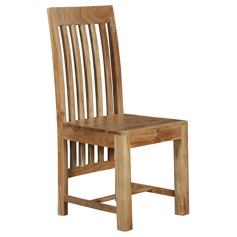 Καρέκλα Celine pakoworld μασίφ ξύλο ακακίας καρυδί (Σετ 2 Τεμάχια) – PAKO WORLD – 240-000004