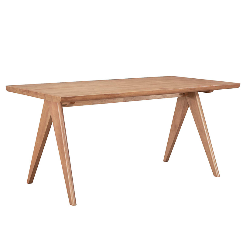 Τραπέζι Winslow pakoworld ξύλο rubberwood ανοικτό καρυδί 160x85x75εκ – PAKO WORLD – 247-000001