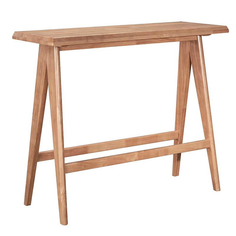 Τραπέζι Bar Winslow pakoworld ξύλο rubberwood ανοικτό καρυδί 120x45x100εκ – PAKO WORLD – 247-000006