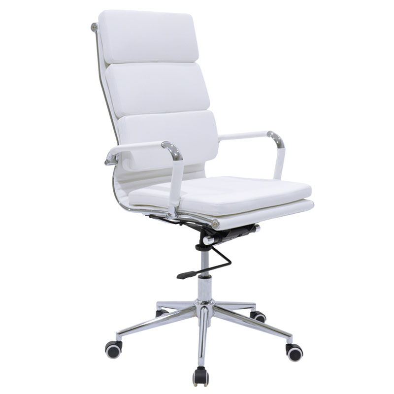 Καρέκλα γραφείου διευθυντή Tokyo pakoworld λευκό pu 55.5x52x108εκ – PAKO WORLD – 277-000010