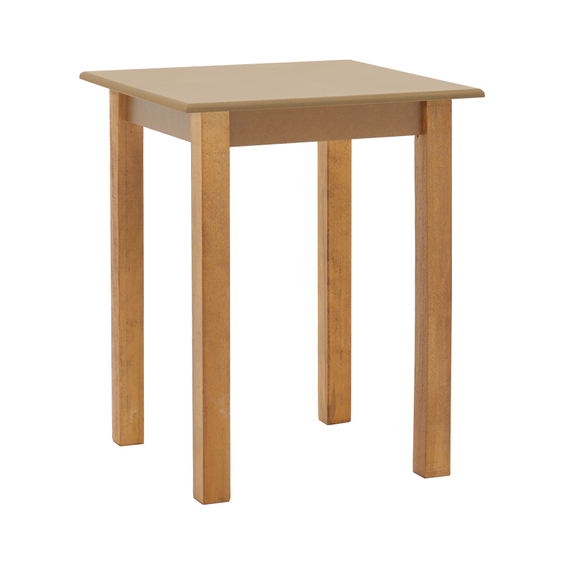 Τραπέζι Zolenio pakoworld μασίφ ξύλο οξιάς με επιφάνεια mdf λούστρο καρυδί 80x80x76εκ – PAKO WORLD – 325-000004