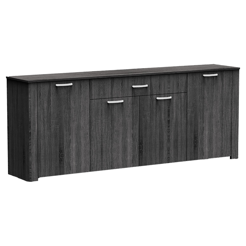 PAKO WORLD Μπουφές Kinley pakoworld grey-wenge 210x40x82εκ - PAKO WORLD - 248-000008