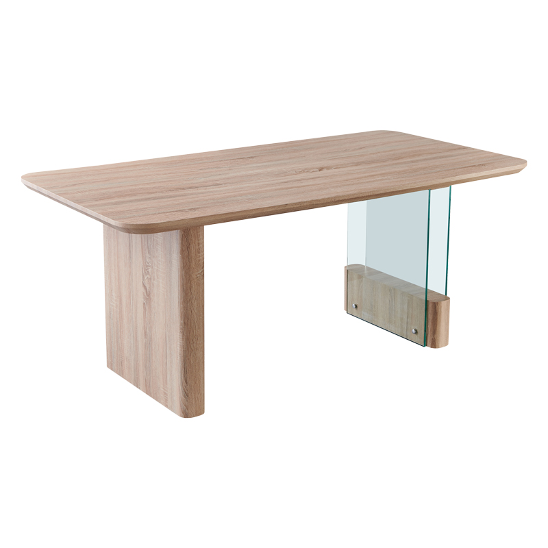 PAKO WORLD Tραπέζι Faghan pakoworld καφέ mdf 180x90x76εκ - PAKO WORLD - 093-000034