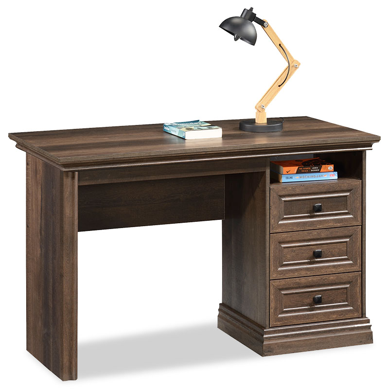 Γραφείο εργασίας Mozart pakoworld με συρτάρια χρώμα καρυδί 121x60x78εκ - PAKO WORLD - 123-000124