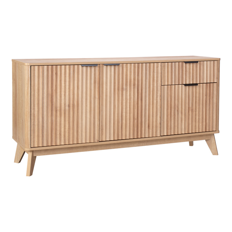 PAKO WORLD Μπουφές Hamea pakoworld mdf σε φυσική απόχρωση 150x39,5x73εκ - PAKO WORLD - 086-000020