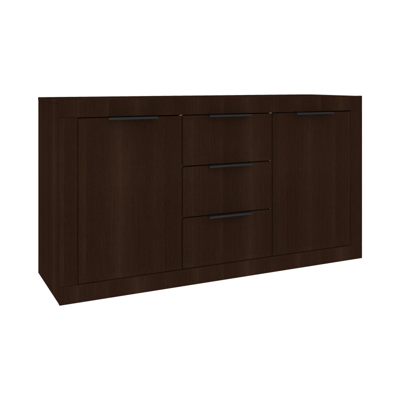 PAKO WORLD Μπουφές Doha pakoworld σε wenge απόχρωση 150x45x80.5εκ - PAKO WORLD - 361-000101