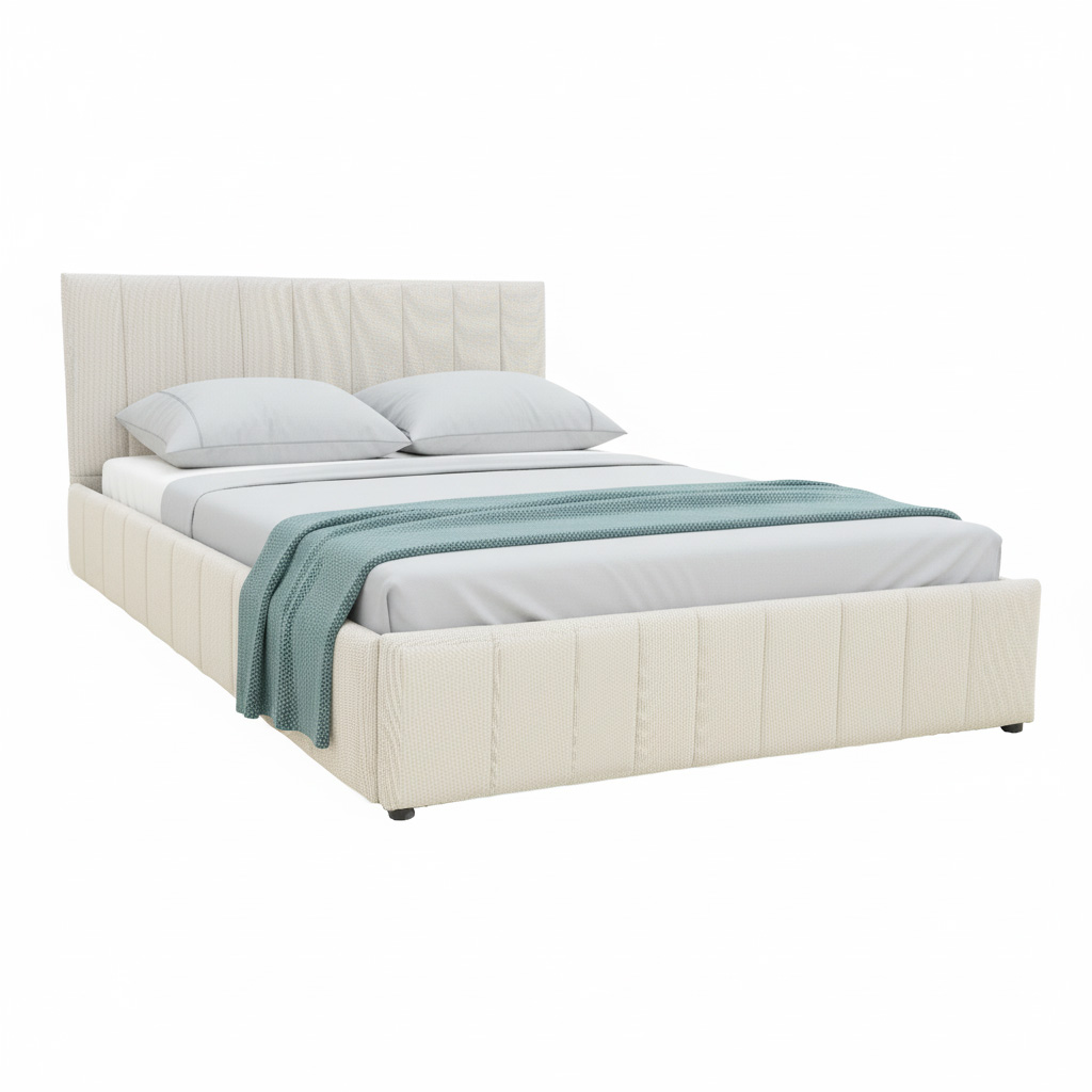 Κρεβάτι Snuggle pakoworld με αποθηκευτικό χώρο ύφασμα μ