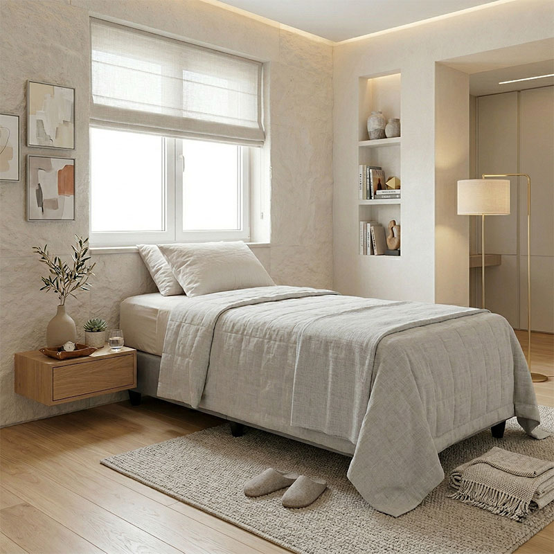 Κρεβάτι μονό Υπόστρωμα Pakda pakoworld ανθρακί βελούδο 90x200εκ - PAKO WORLD - 424-000027