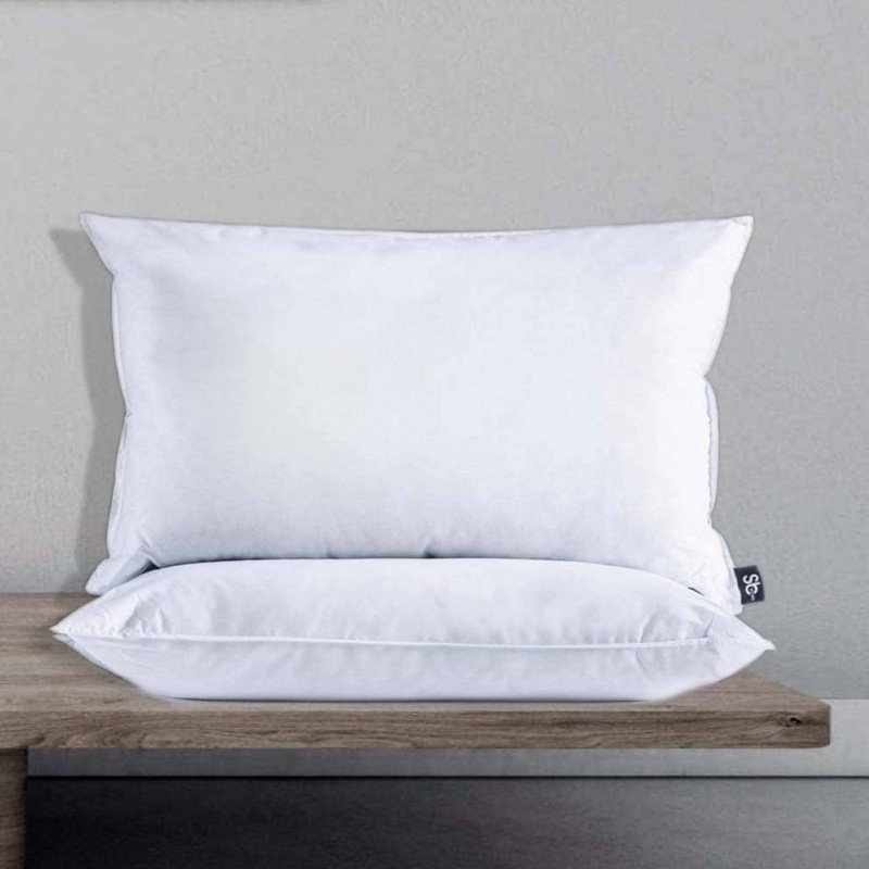 Sb home Μαξιλάρι Βαμβακερό 50x70εκ. Madison SB HOME (Ύφασμα: Βαμβάκι 100%, Χρώμα: Λευκό) - Sb home - 5206864036093