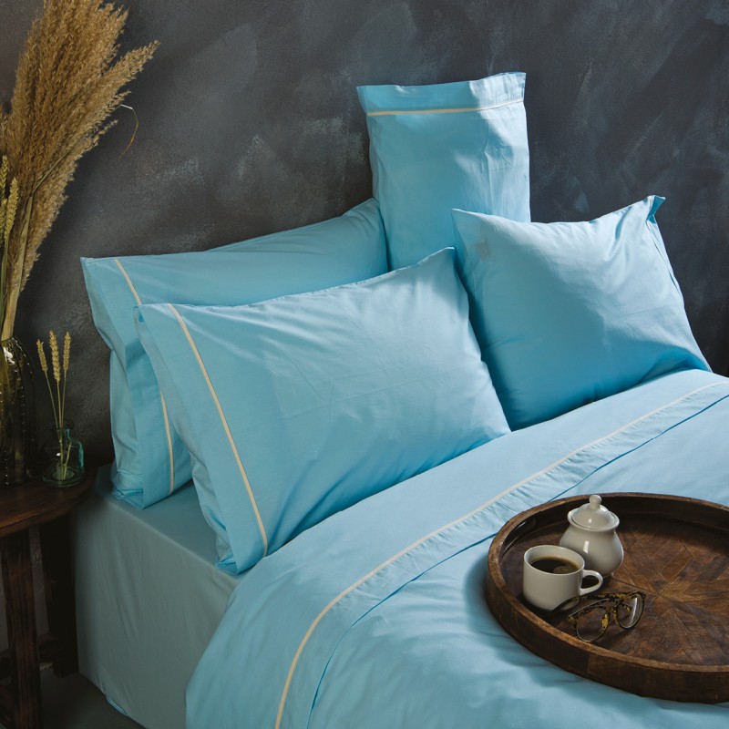 Sb home Κουβερλί Βαμβακερό King 240x260εκ. Ios Aqua Sb home (Ύφασμα: Βαμβάκι 100%, Μέγεθος: King Size, Χρώμα: Aqua) - Sb home - 5206864066403