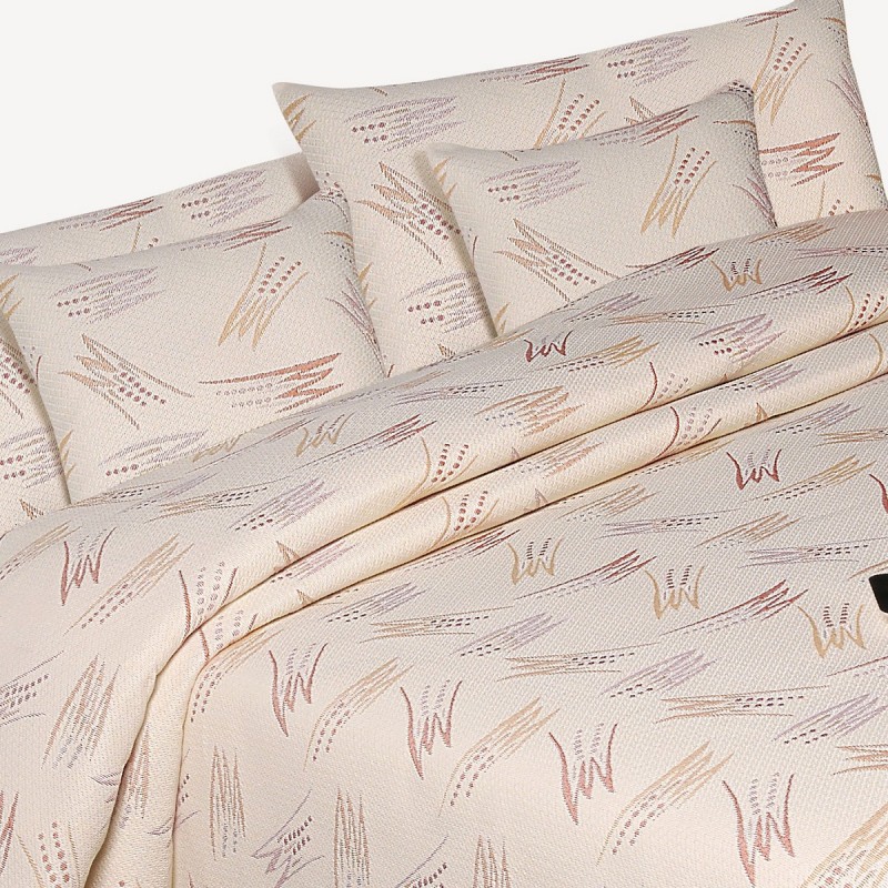 Sb home Κουβέρτα Ζακάρ Μονή 160x260εκ. Summer Fashion 7013 Sb home (Ύφασμα: 80% Cotton - 20% Polyester, Χρώμα: Σομόν, Μέγεθος: Μονά) - Sb home - 5206864012882