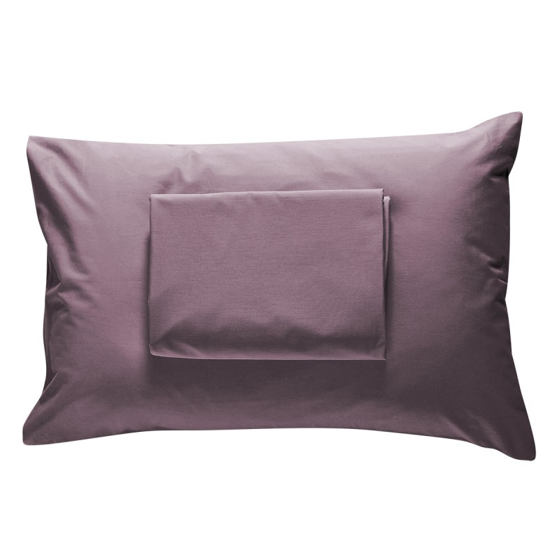 Sb home Ζεύγος Μαξιλαροθήκες Βαμβακερές 50x70εκ. Delos Μωβ SB HOME (Ύφασμα: Βαμβάκι 100%, Χρώμα: Μωβ) - Sb home - 5206864035386