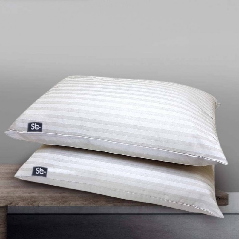 Sb home Μαξιλάρι Microfiber 50x70εκ. Super Stripe SB HOME (Ύφασμα: Microfiber, Χρώμα: Λευκό) - Sb home - 5206864056930