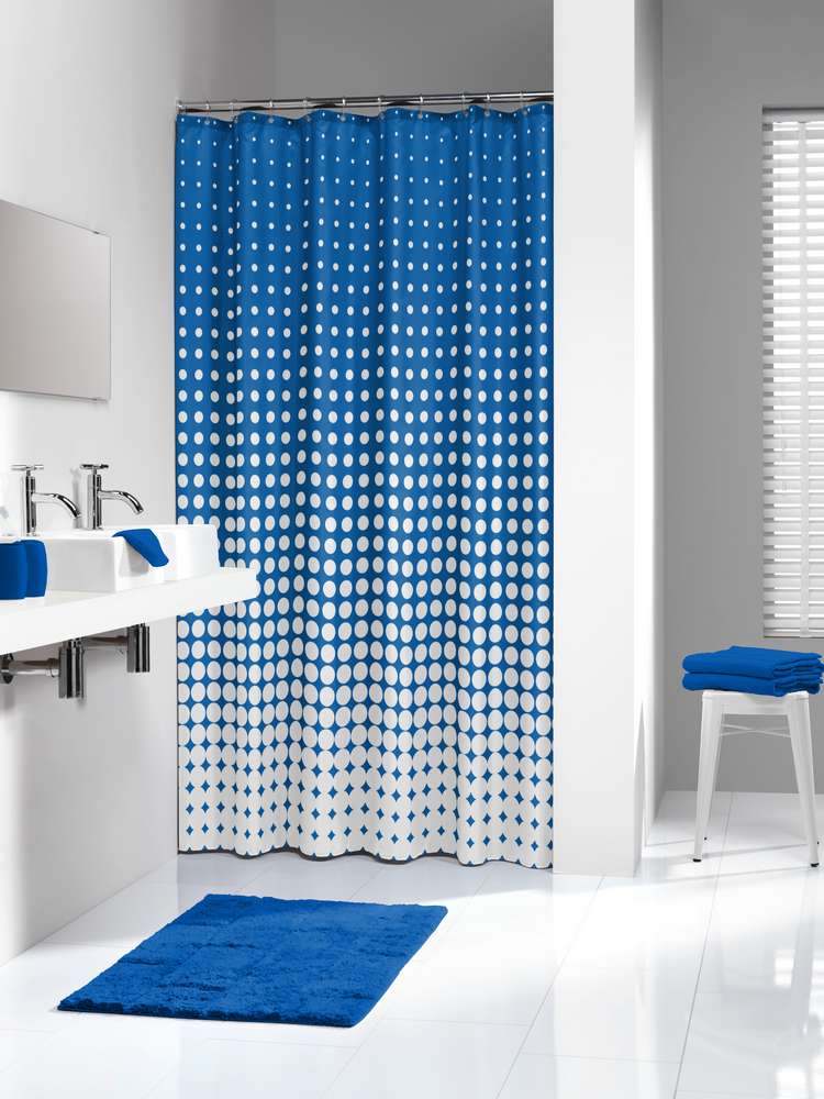 sealskin Κουρτίνα Υφασμάτινη "Speckles Royal Blue" Sealskin (Ύφασμα: Polyester) - sealskin - sl-233601323