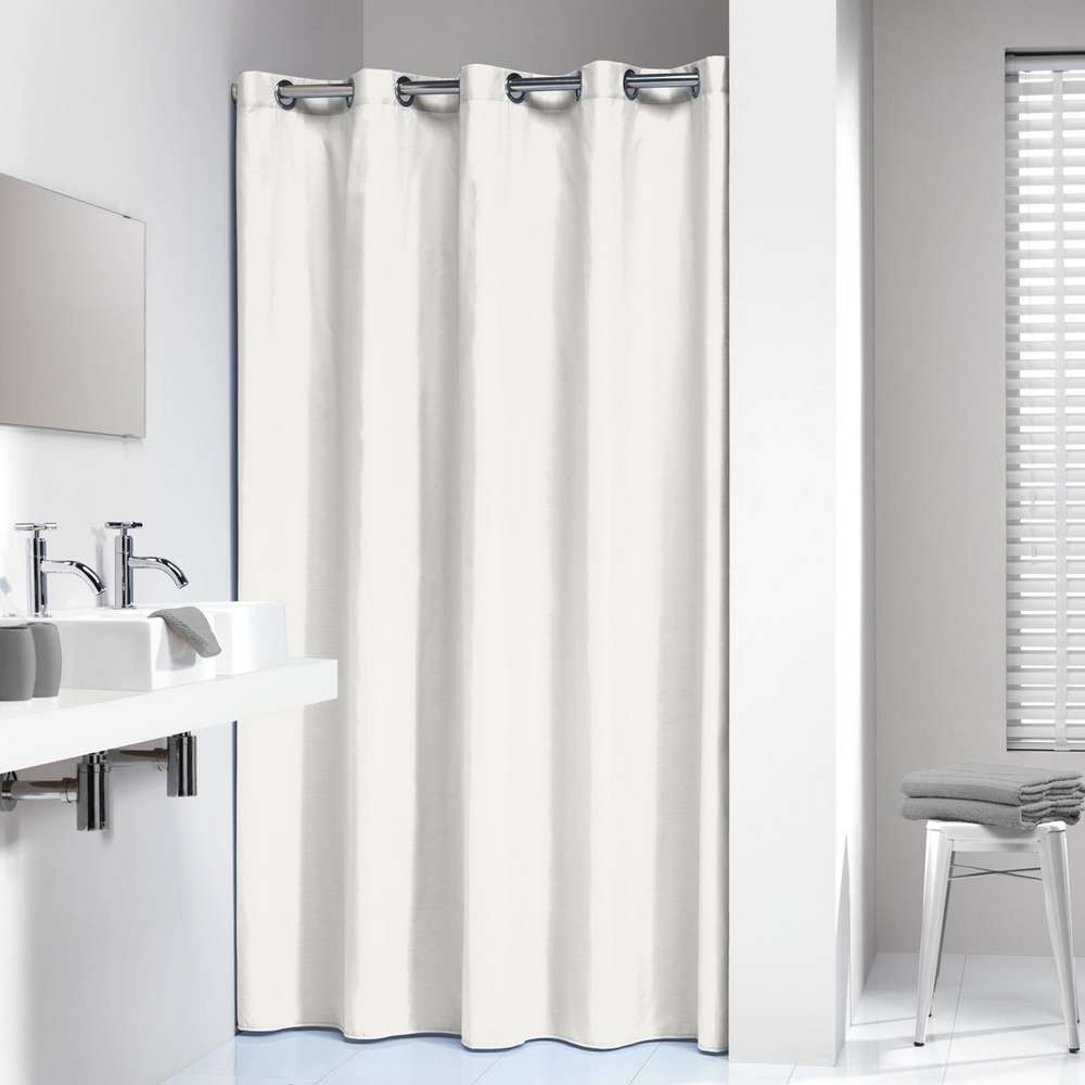 sealskin Κουρτίνα Υφασμάτινη "Coloris Off-White" 180x200εκ. Sealskin 232211310 (Ύφασμα: Polyester, Χρώμα: Off-White) - sealskin - sl-232211310
