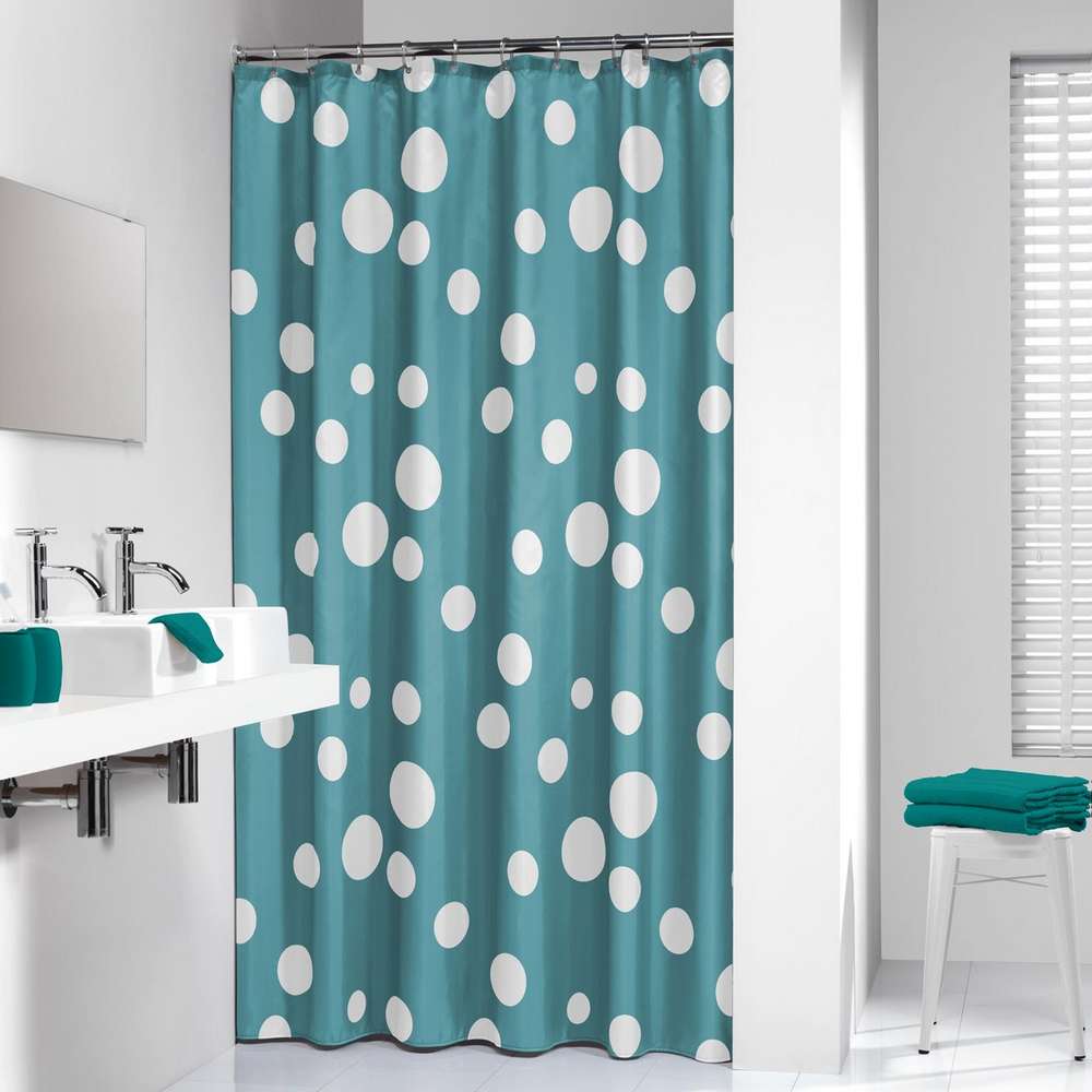 sealskin Κουρτίνα Μπάνιου Πλαστική "Bubbles Aqua" Sealskin 180x200εκ. (Υλικό: Πλαστικό, Χρώμα: Aqua) - sealskin - sl-210821330
