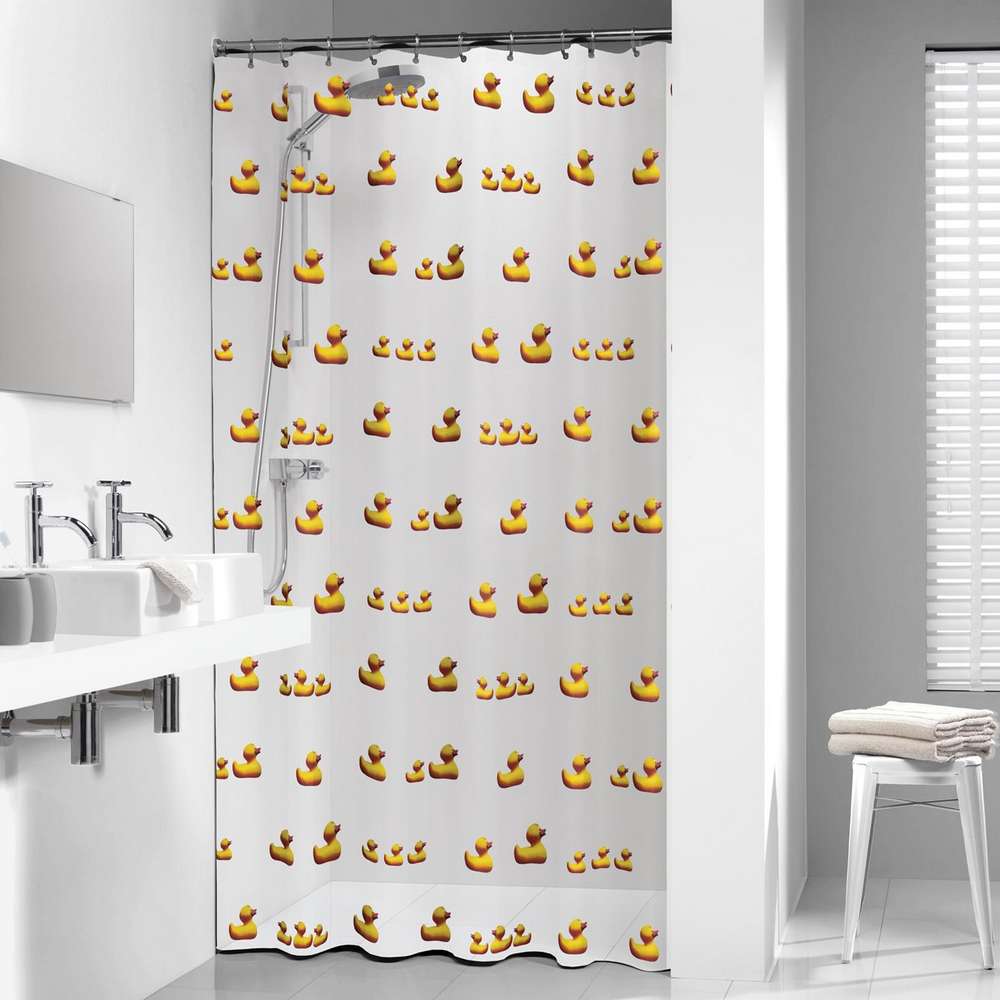 sealskin Κουρτίνα Μπάνιου Πλαστική "Duckling Yellow" Sealskin 180x200εκ. (Υλικό: Πλαστικό) - sealskin - sl-210621343
