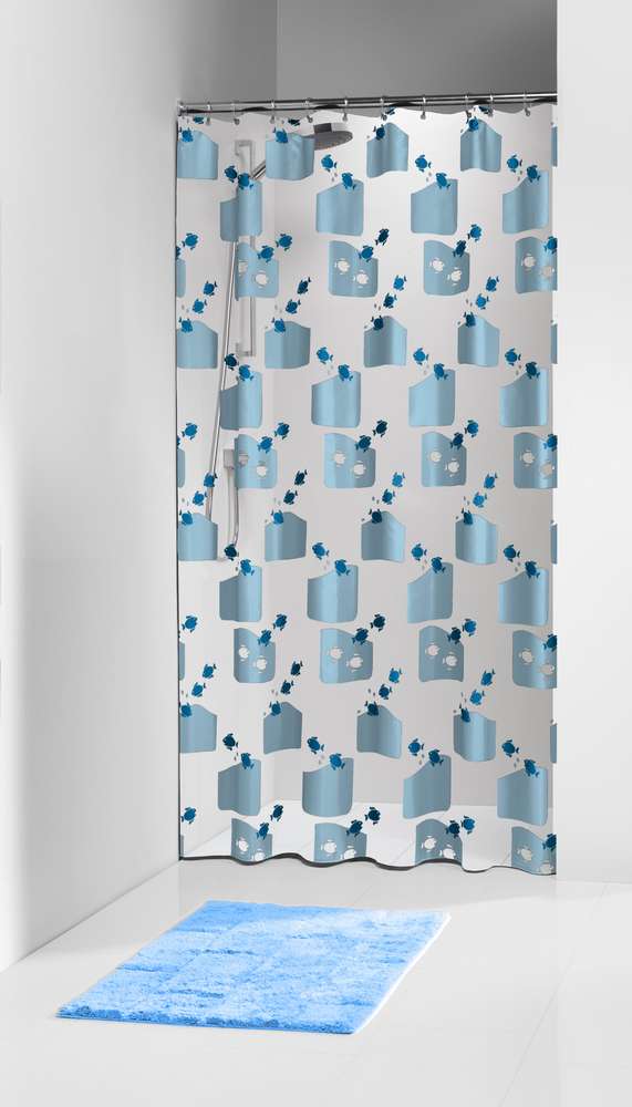 Κουρτίνα Μπάνιου Αδιάβροχη Πλαστική 180x200εκ. Tropic B