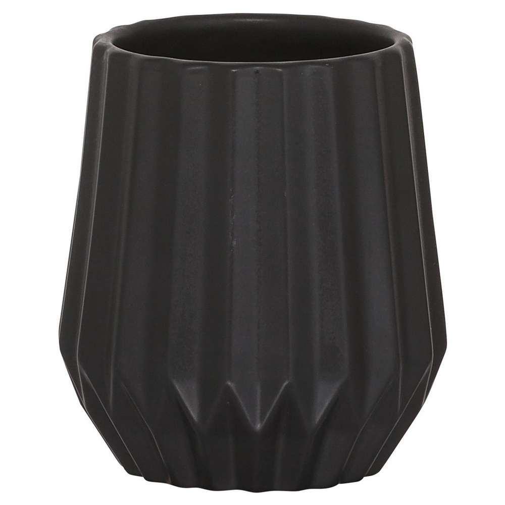 sealskin Ποτηροθήκη Πορσελάνης 9,1x10εκ. Arte Black Sealskin 362500419 (Υλικό: Πορσελάνη, Χρώμα: Μαύρο) - sealskin - sl-362500419