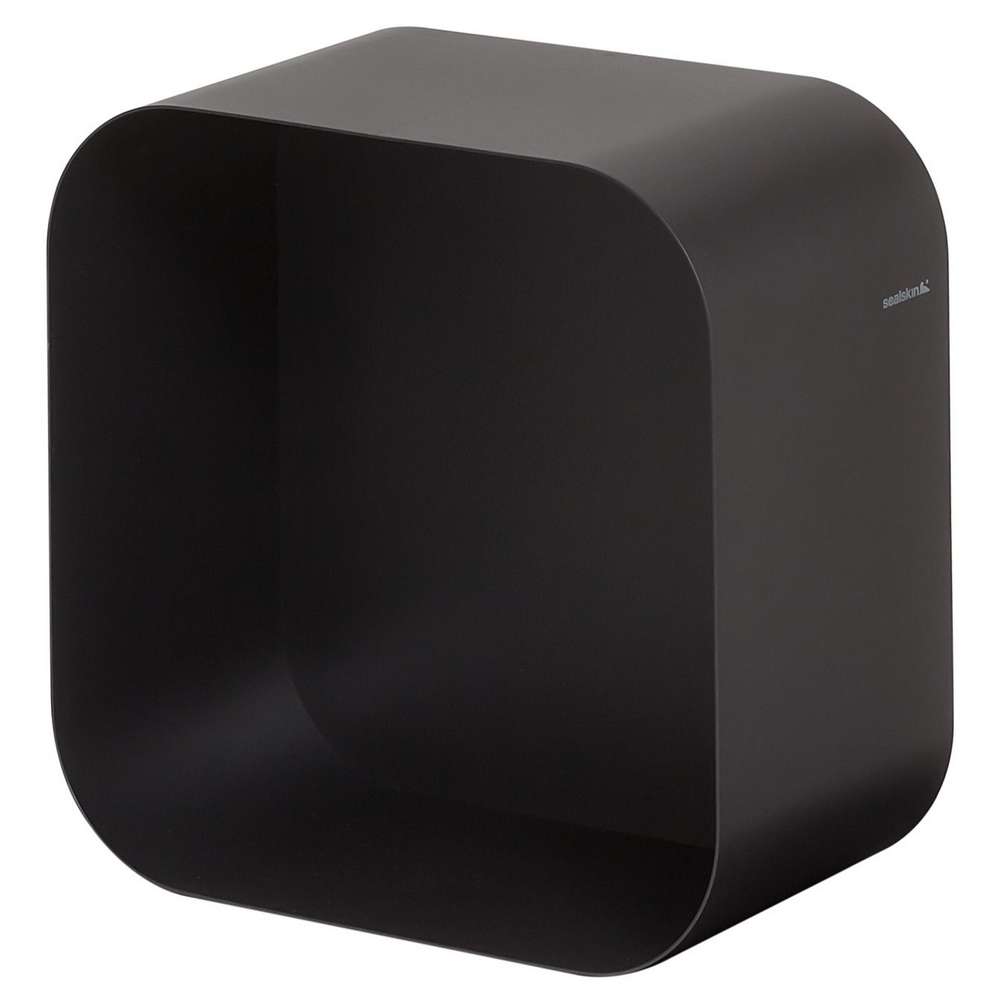 sealskin - ΣΗΜΑΝΤΙΚΟ: Σε περίπτωση διαφοράς τιμής από το κατάστημα ισχύει παντα και μόνο η τιμή του καταστήματος Ράφι Μπάνιου Μεταλλικό Μαύρο 24x12x24εκ. Brix Sealskin