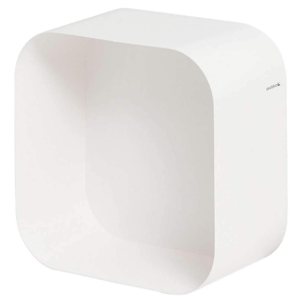 sealskin - ΣΗΜΑΝΤΙΚΟ: Σε περίπτωση διαφοράς τιμής από το κατάστημα ισχύει παντα και μόνο η τιμή του καταστήματος Ράφι Μπάνιου Μεταλλικό Λευκό 24x12x24εκ. Brix Sealskin