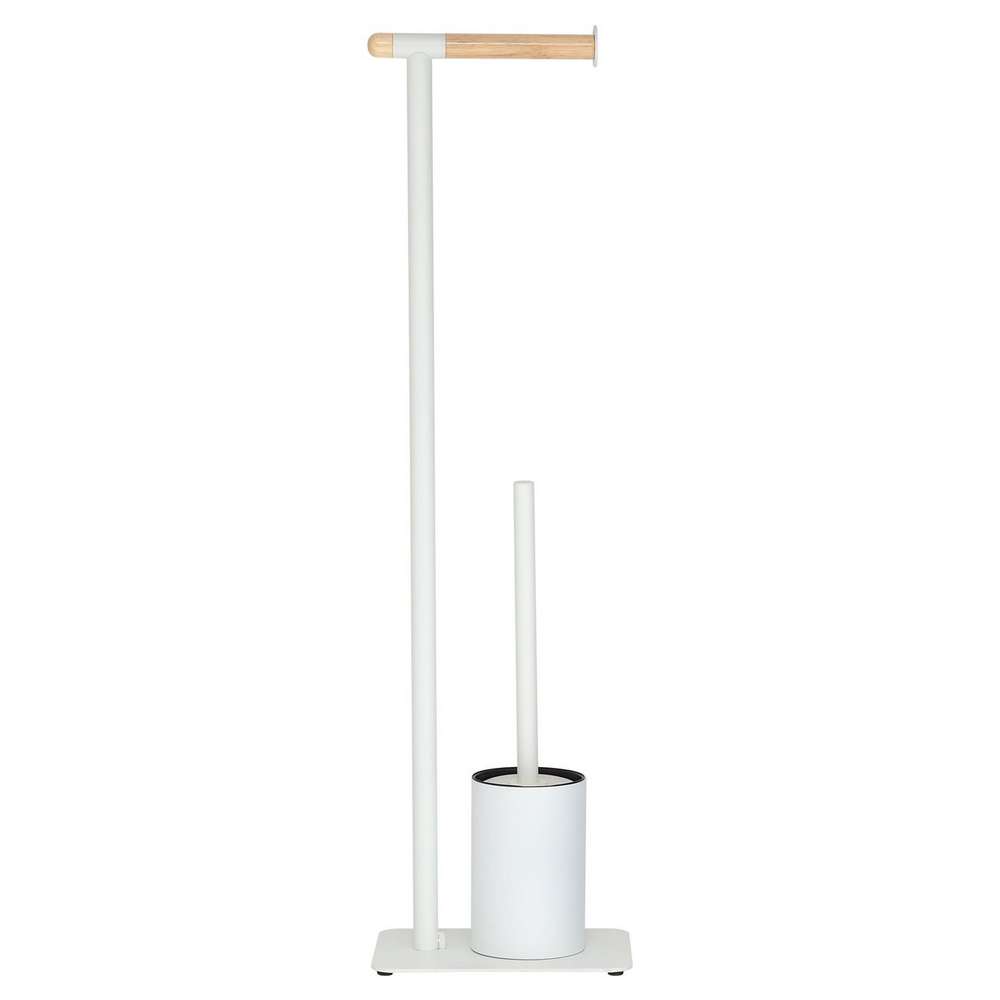 sealskin Πιγκάλ Με Χαρτοθήκη Μεταλλικό 15x20x71εκ. Brix White Sealskin 362473610 (Υλικό: Μεταλλικό, Χρώμα: Λευκό) - sealskin - sl-362473610