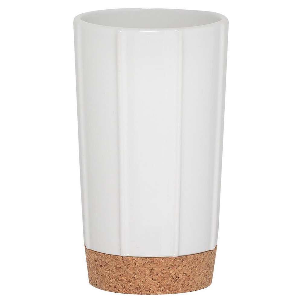 sealskin - ΣΗΜΑΝΤΙΚΟ: Σε περίπτωση διαφοράς τιμής από το κατάστημα ισχύει παντα και μόνο η τιμή του καταστήματος Ποτηροθήκη Πορσελάνης 7,1x12,5εκ. Cork White Sealskin 3