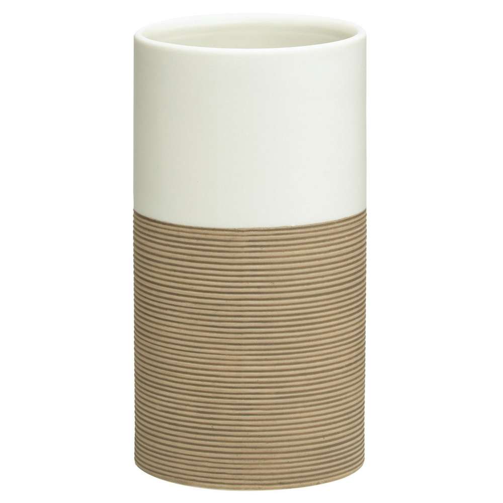 sealskin Ποτηροθήκη Πορσελάνης 6,9x12,6εκ. Doppio Sand Sealskin 361840465 (Υλικό: Πορσελάνη, Χρώμα: Λευκό) - sealskin - sl-361840465