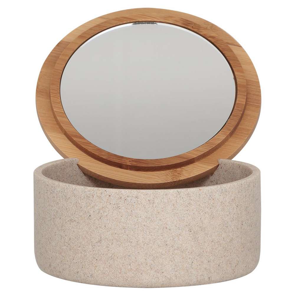 Κουτί Καλλυντικών Polyresin 13,3x6,5εκ. Grace Sand Seal