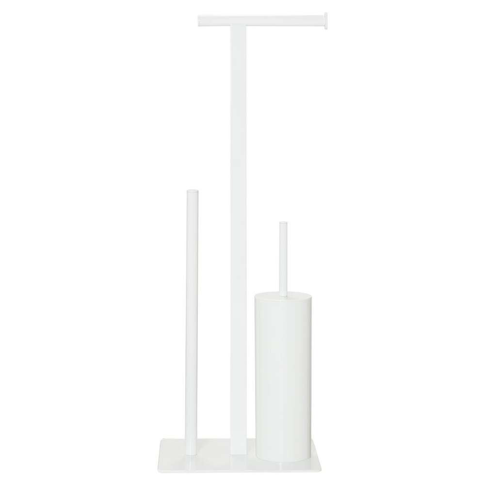 Πιγκάλ Με Χαρτοθήκη Μεταλλικό 27,5x19,8x73,5εκ. Square White Sealskin 362373610 (Υλικό: Μεταλλικό, Χρώμα: Λευκό) - sealskin - sl-362373610