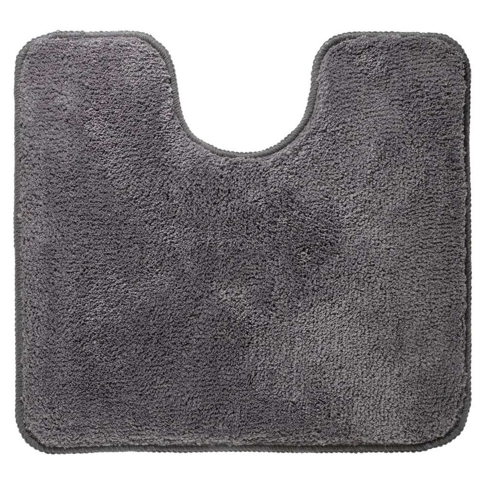 Ταπέτο Λεκάνης Αντιολισθητικό Polyester 55x60εκ. Angora Grey Sealskin 293997014 (Ύφασμα: Polyester, Χρώμα: Γκρι) - sealskin - sl-293997014