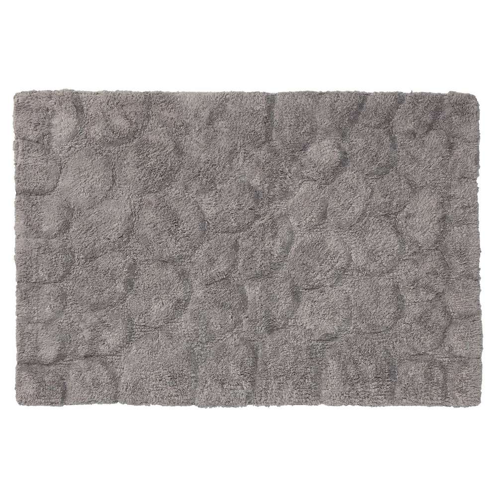 Ταπέτο Μπάνιου Βαμβακερό 60x90εκ. Pebbles Grey Sealskin 294413614 (Ύφασμα: Βαμβάκι 100%, Χρώμα: Γκρι) - sealskin - sl-294413614