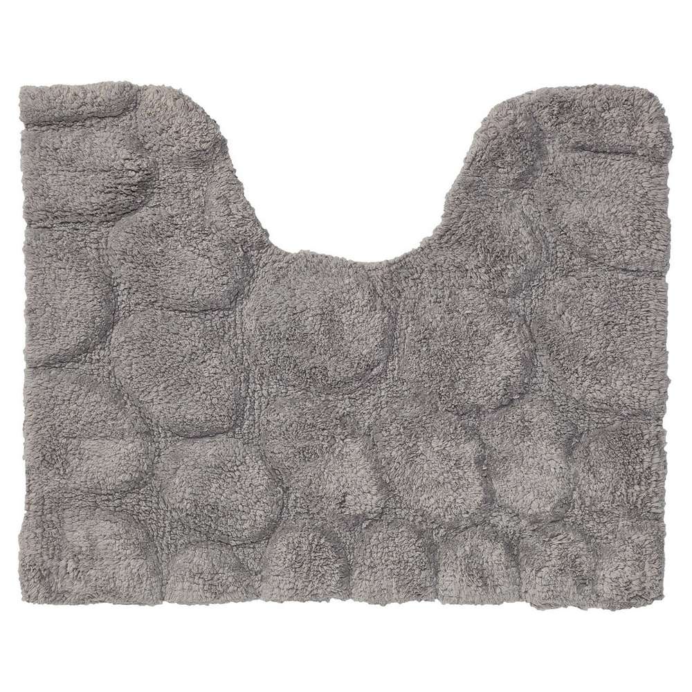 sealskin Ταπέτο Λεκάνης Βαμβακερό 50x60εκ. Pebbles Grey Sealskin 294416414 (Ύφασμα: Βαμβάκι 100%, Χρώμα: Γκρι) - sealskin - sl-294416414
