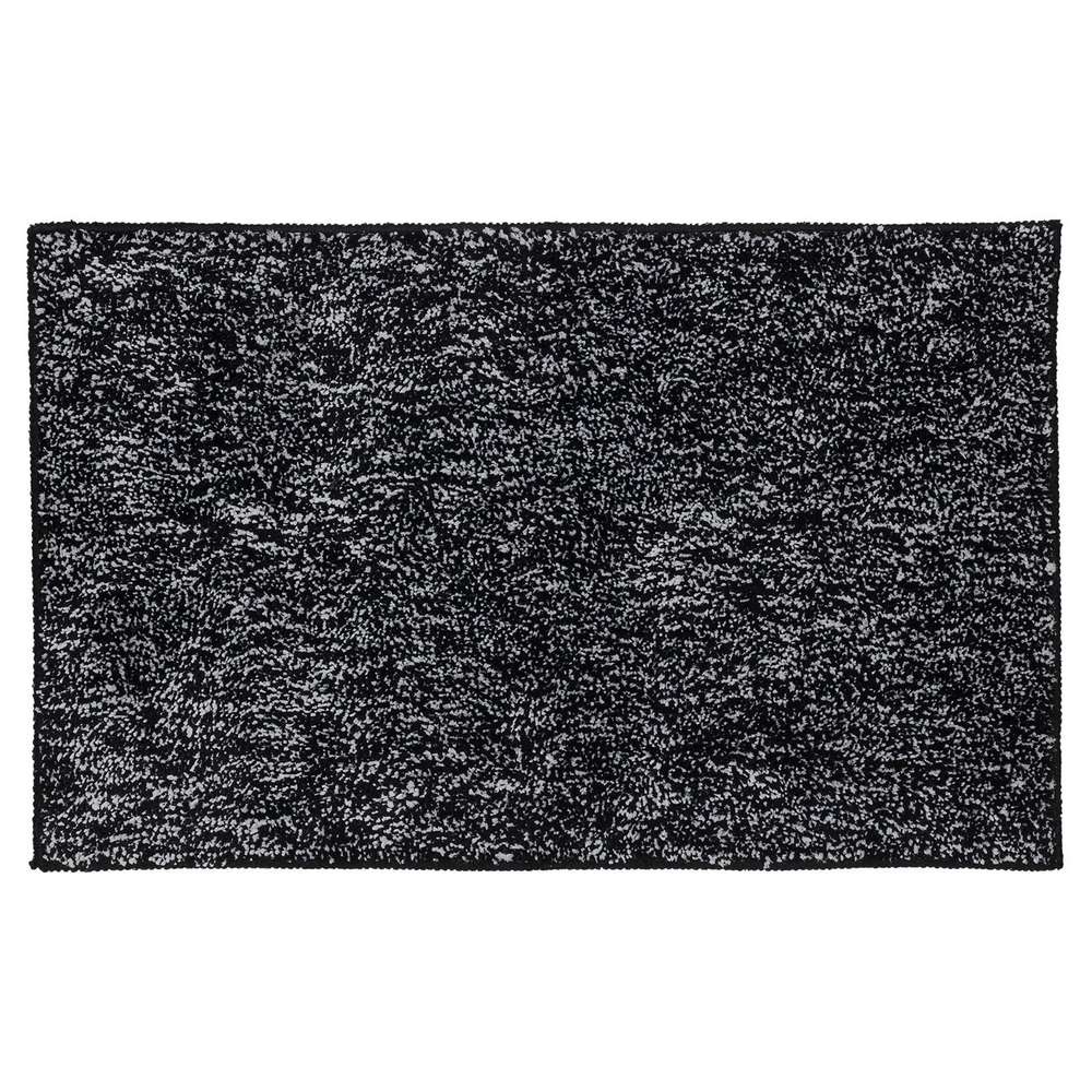 Ταπέτο Μπάνιου Polyester 50x80εκ. Speckles Black Sealskin 294605419 (Ύφασμα: Polyester, Χρώμα: Λευκό) - sealskin - sl-294605419 φωτογραφία