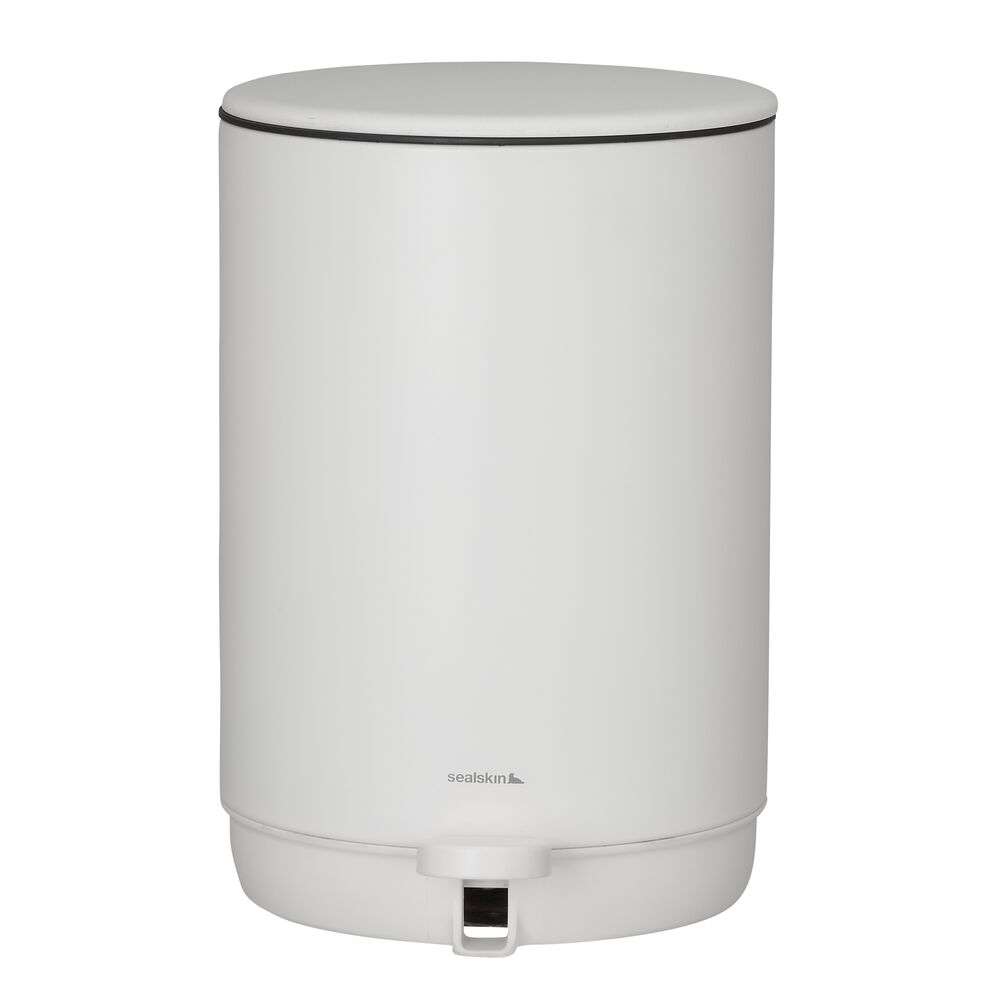 sealskin - ΣΗΜΑΝΤΙΚΟ: Σε περίπτωση διαφοράς τιμής από το κατάστημα ισχύει παντα και μόνο η τιμή του καταστήματος Καλάθι Απορριμμάτων Μεταλλικό 5lt Mind White Sealskin 8