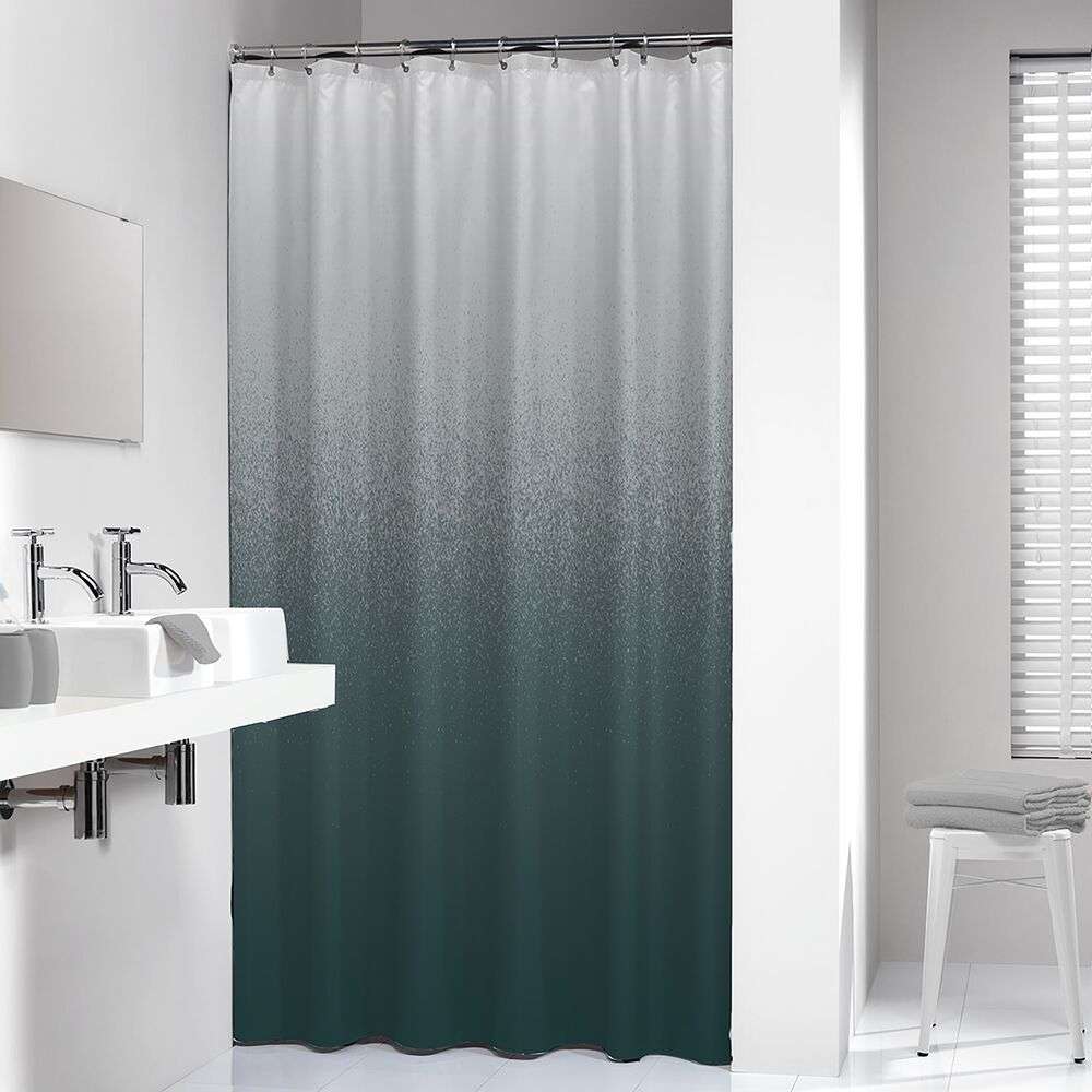 sealskin Κουρτίνα Μπάνιου Αδιάβροχη Υφασμάτινη 180x200εκ. Blend Green Sealskin 800135 (Ύφασμα: Polyester, Χρώμα: Πράσινο ) - sealskin - sl-800135