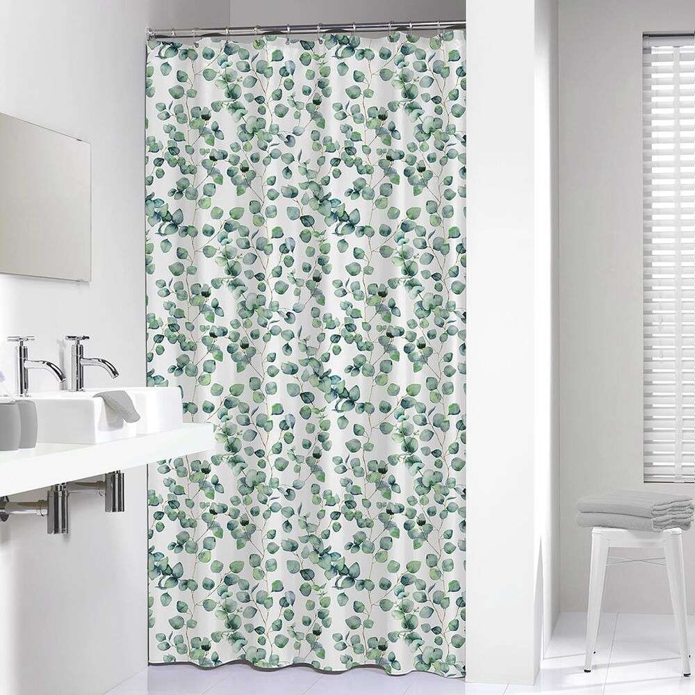 sealskin Κουρτίνα Μπάνιου Αδιάβροχη Υφασμάτινη 180x200εκ. Ayra Green Sealskin 800143 (Ύφασμα: Polyester, Χρώμα: Πράσινο ) - sealskin - sl-800143
