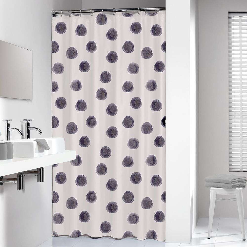 sealskin Κουρτίνα Μπάνιου Αδιάβροχη Πλαστική 180x200εκ. Mood Blue Sealskin 800145 (Χρώμα: Μπλε, Υλικό: Peva) - sealskin - sl-800145